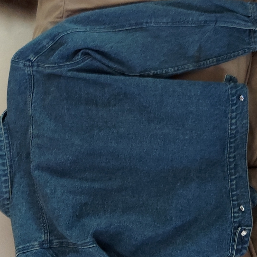 Jean jacket with bling
